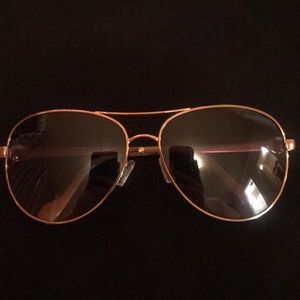 Jessica Simpson rose gold sunglasses